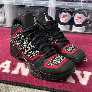 Jordan 29 Black White Gym Red